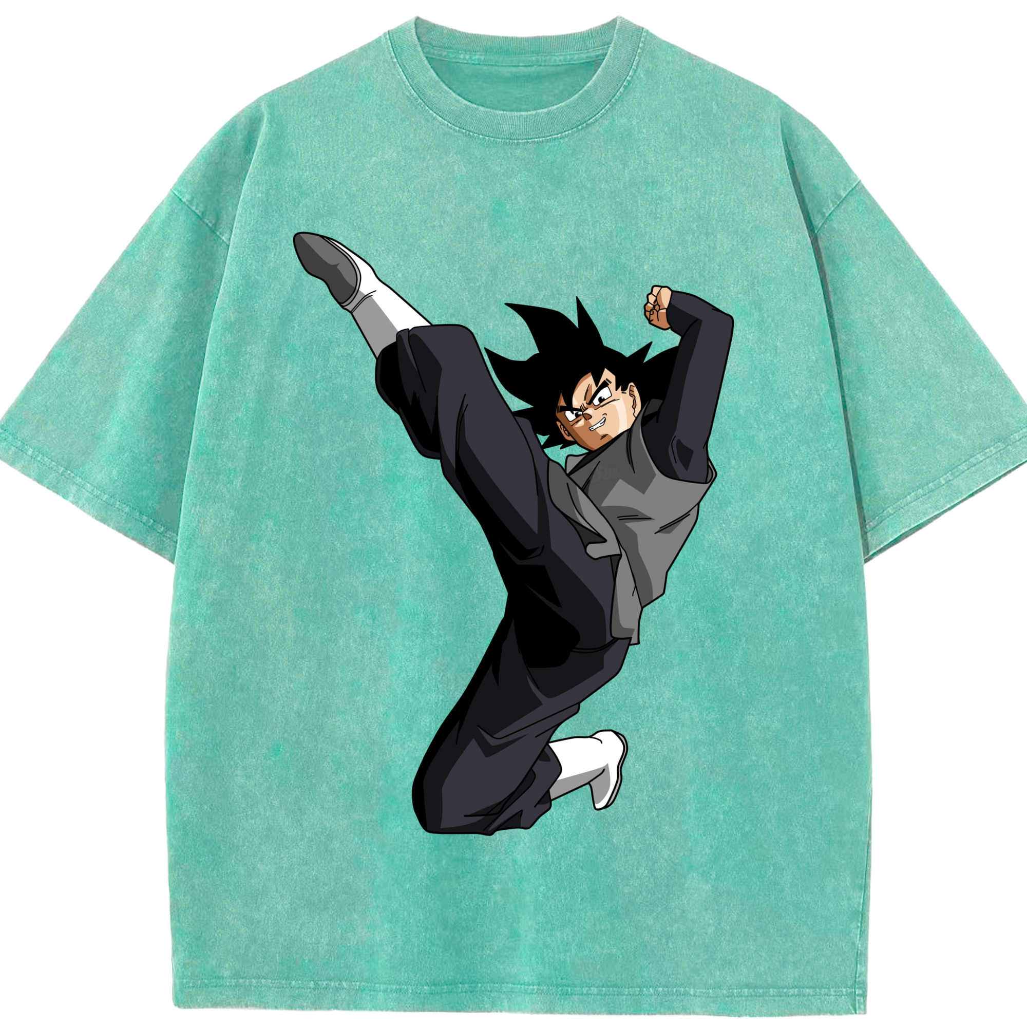（画像用） ドラゴンボール ベジータ四世（Bejīta Yonsei）DRAGON BALL Vegeta IV 綿100% ヴィンテージ風 半袖Tシャツ（フロントプリント）